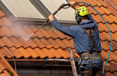 Démoussage et hydrofuge de toiture à Pontiacq-Viellepinte